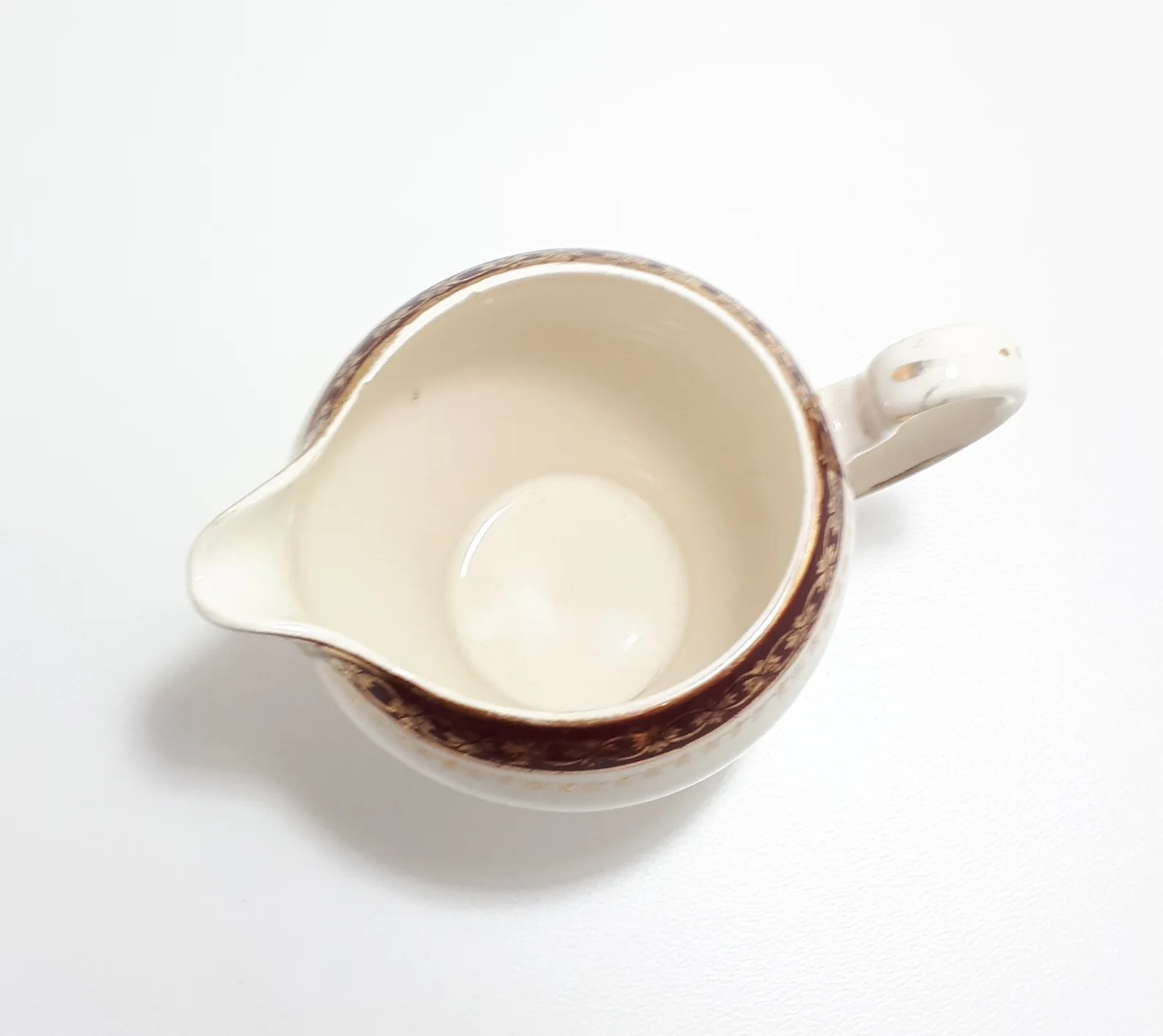 Alfred Meakin Vintage Kingsdale Maroon Creamer - Image 5