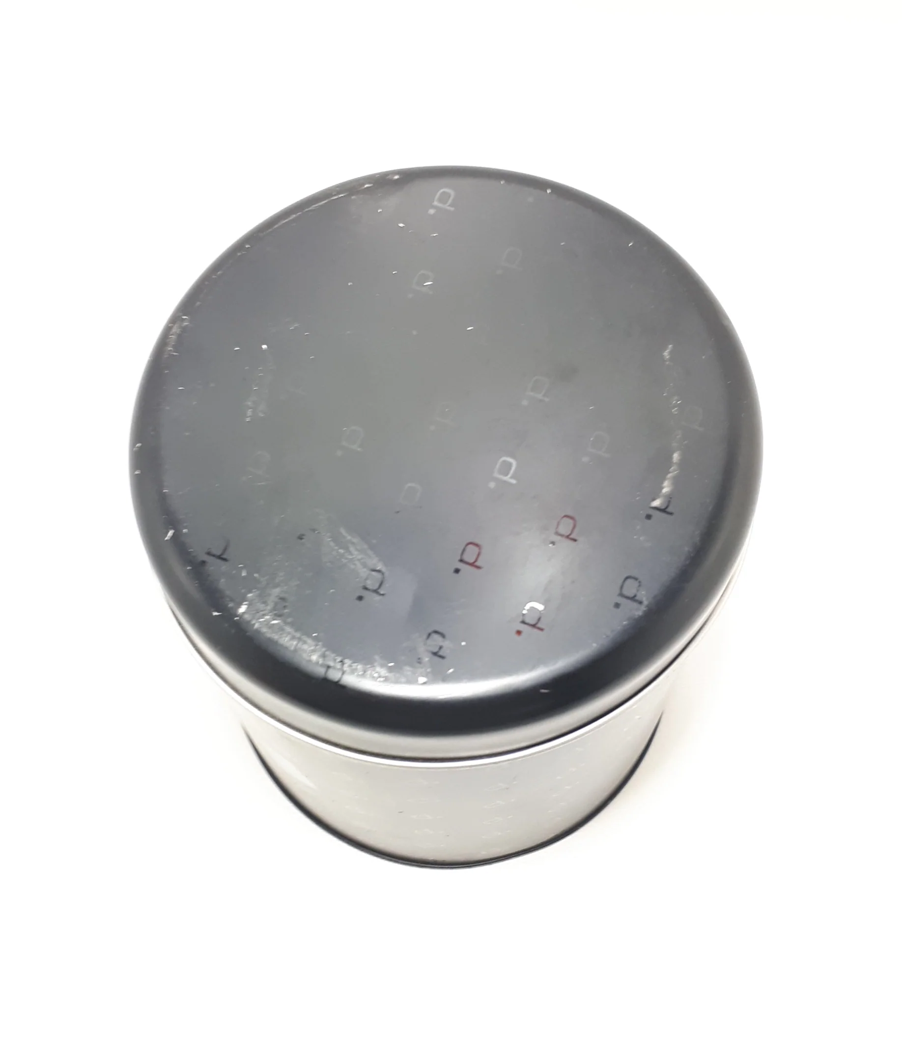 Collectable Contemporary Round Black Tin - Image 3