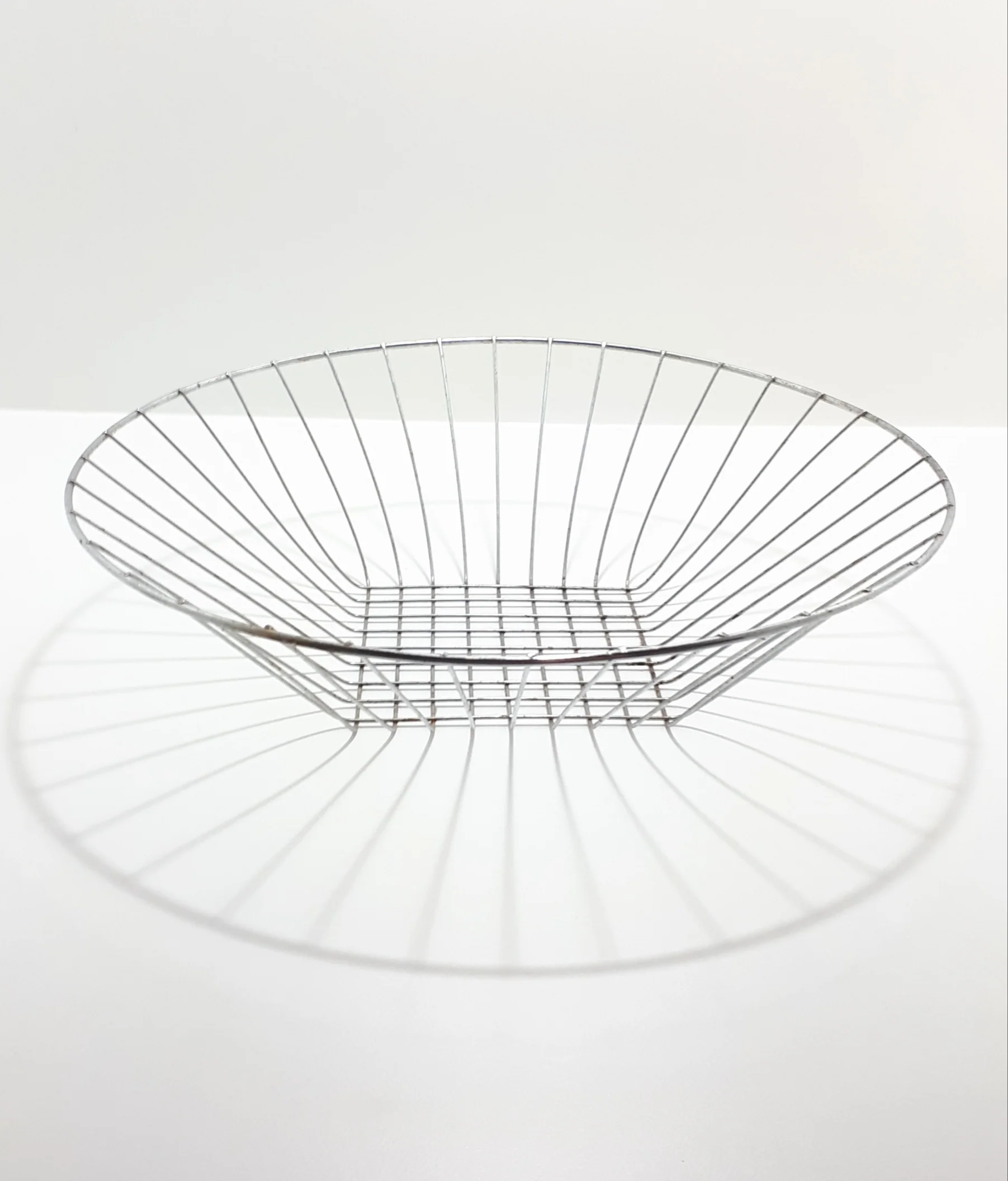 Contemporary Steel Wire Flared Countertop Display Basket - Image 3