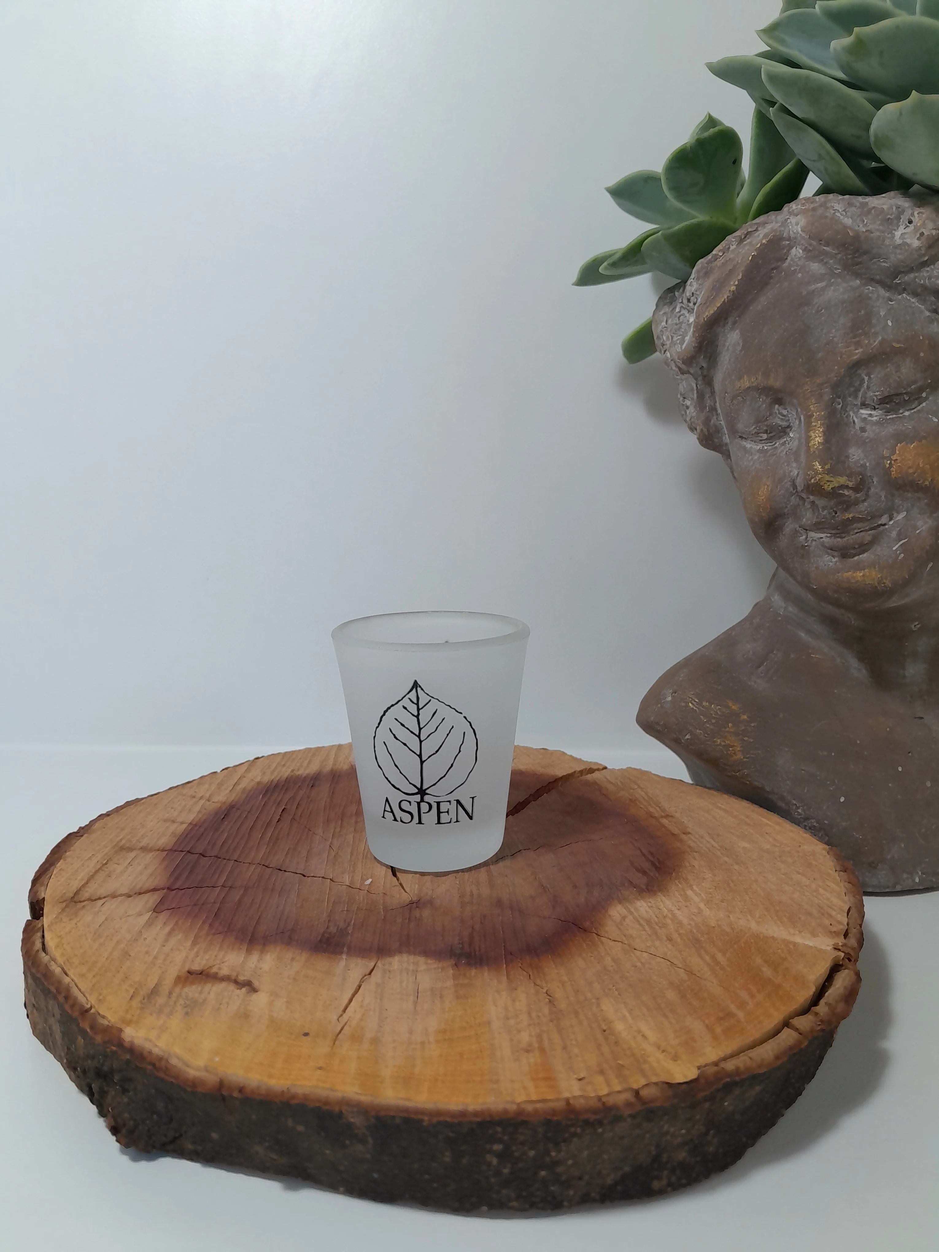 Frosted Souvenir Shot Glass With a Graphic Print - Image 3