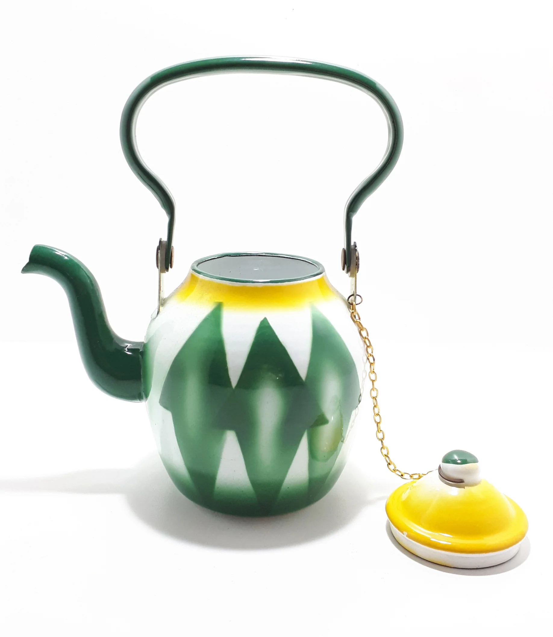 Quirky Little Garnet Enamel Tea Pot – 1 Litre Capacity - Image 7