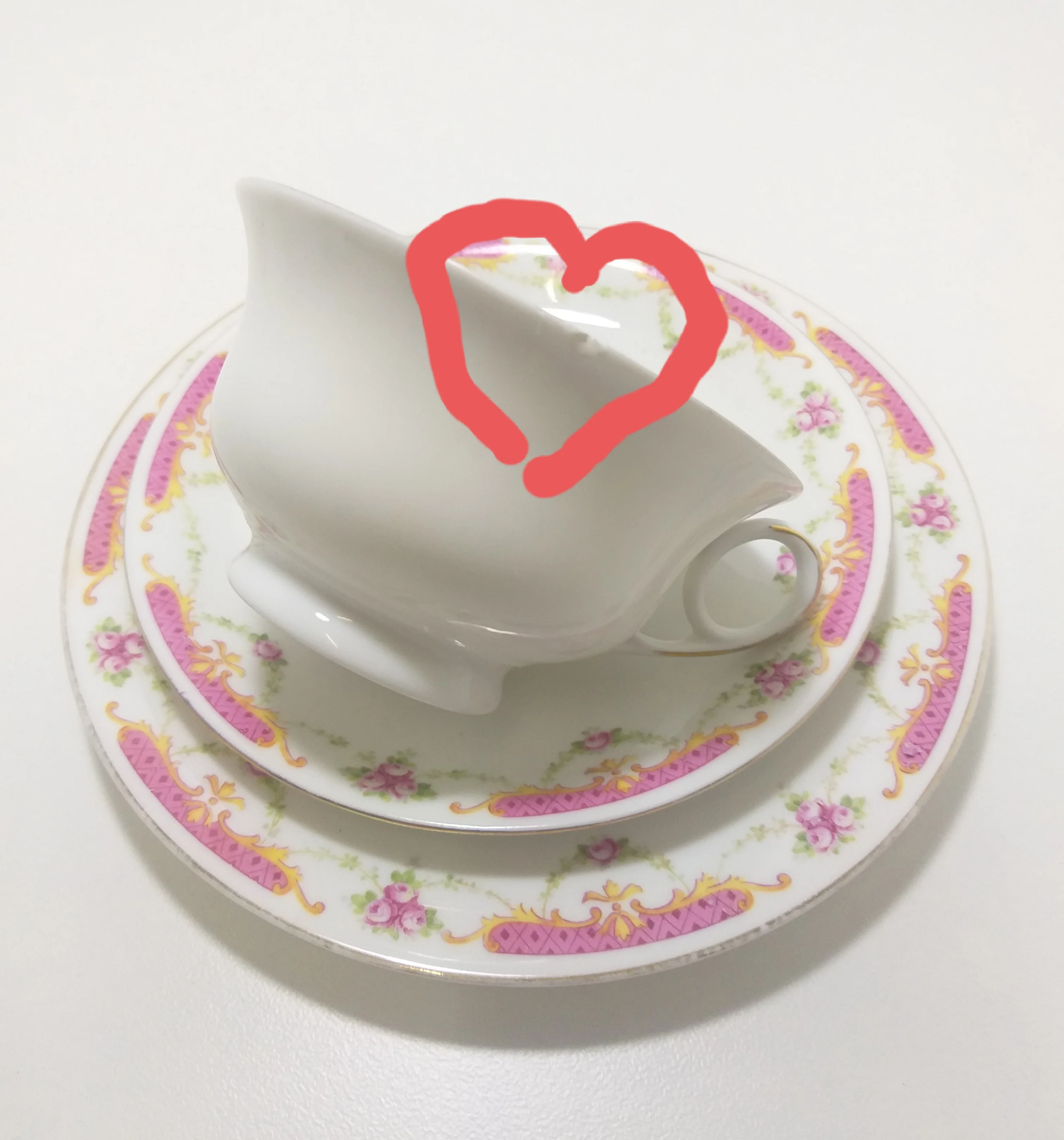 Rare Antique 1918+ MZ Altrohlau CM-R Czechoslovakian Fine Porcelain Tea Trio – Cup, Saucer & Tea Plate - Image 9