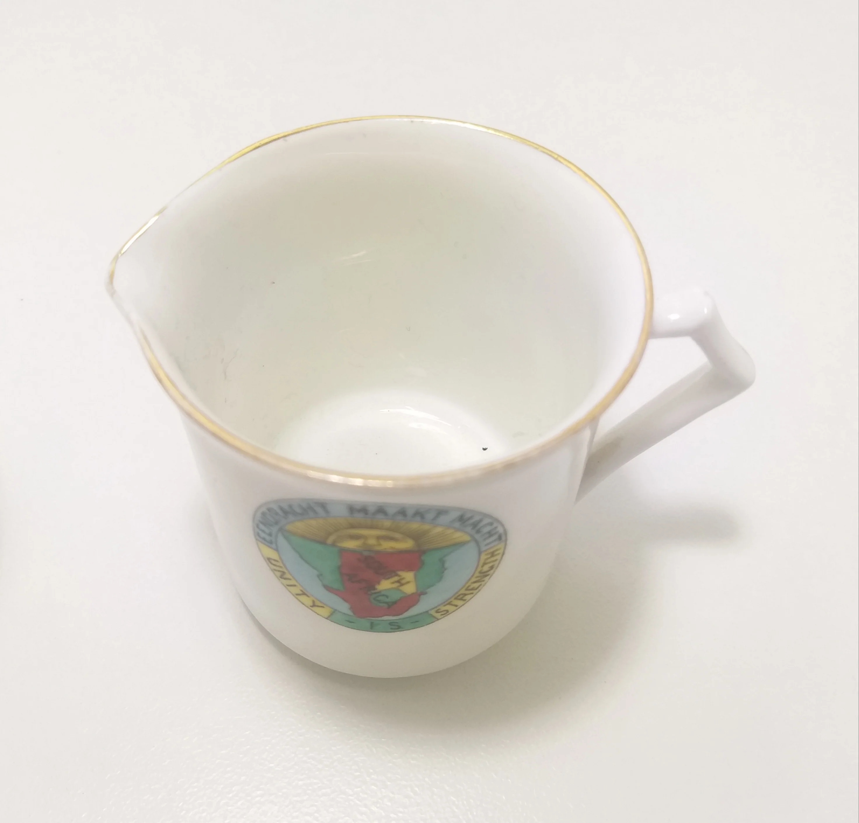 Rare & Collectable Antique 1908-1912 Hand Painted Set Of Fenton China (E. Hughes & Co.) Matching Open Sugar Bowl & Creamer - Image 3