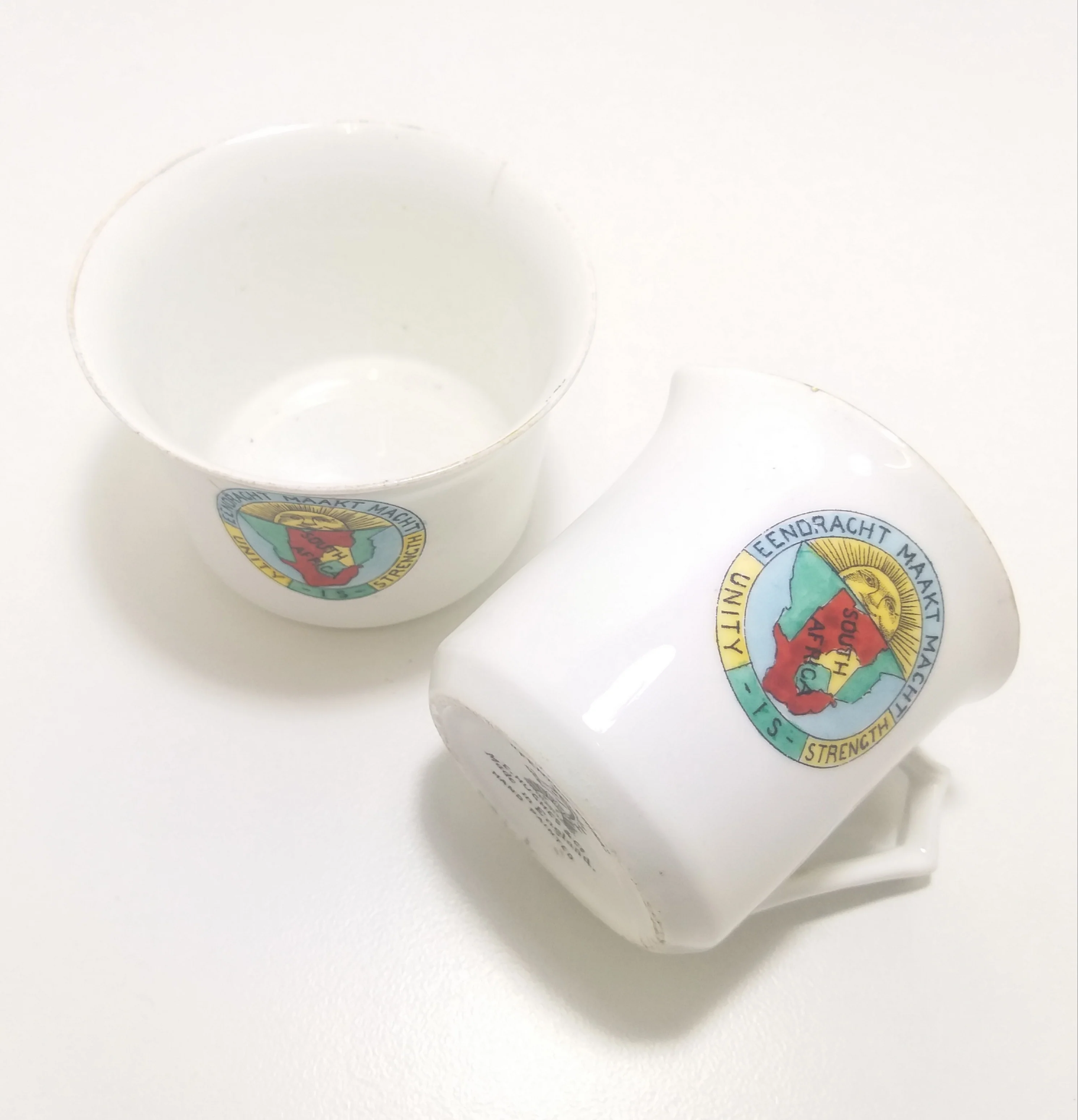 Rare & Collectable Antique 1908-1912 Hand Painted Set Of Fenton China (E. Hughes & Co.) Matching Open Sugar Bowl & Creamer - Image 7