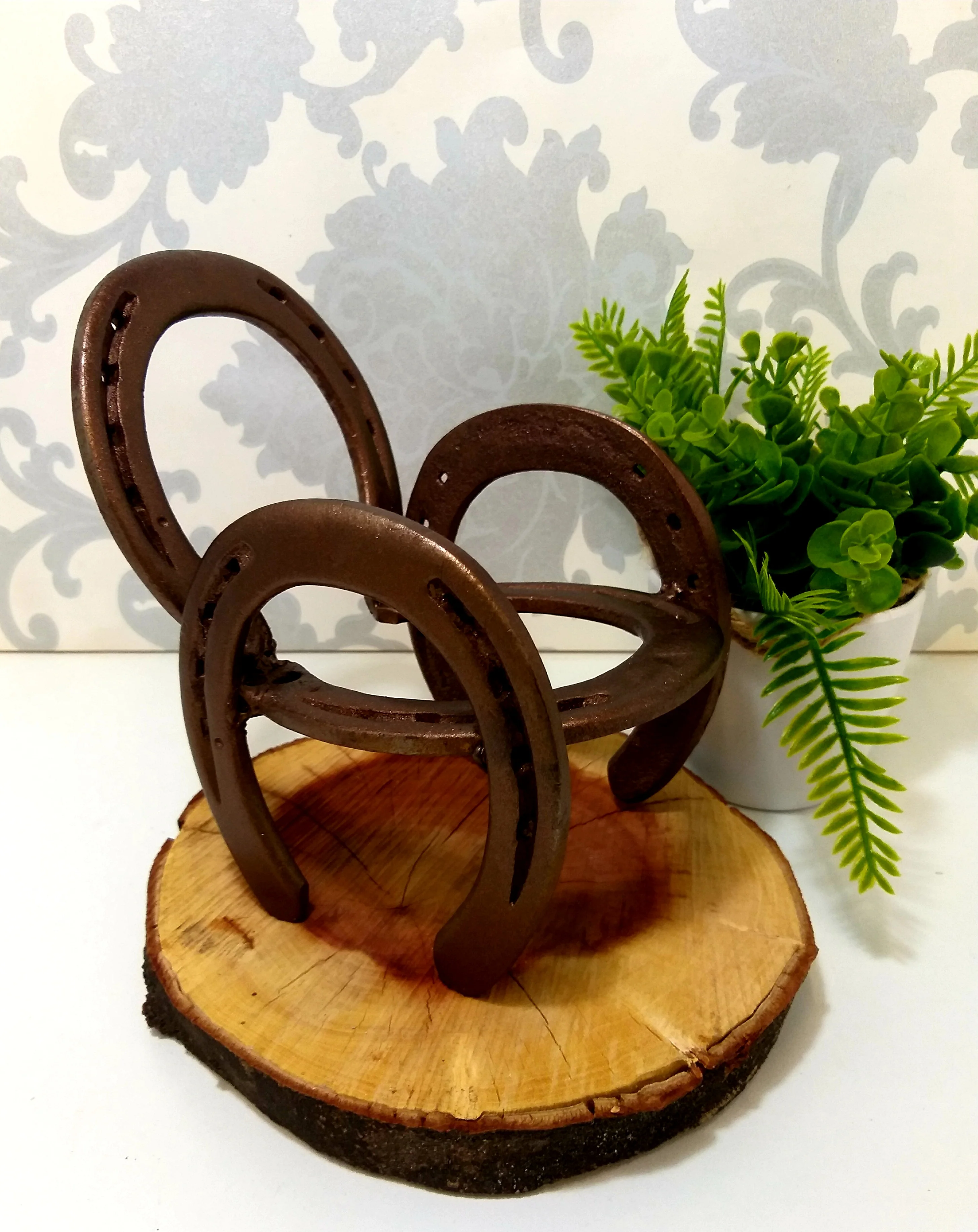 Small Pot Plant Stand In The Shape Of A Chair - Handmade - Image 6