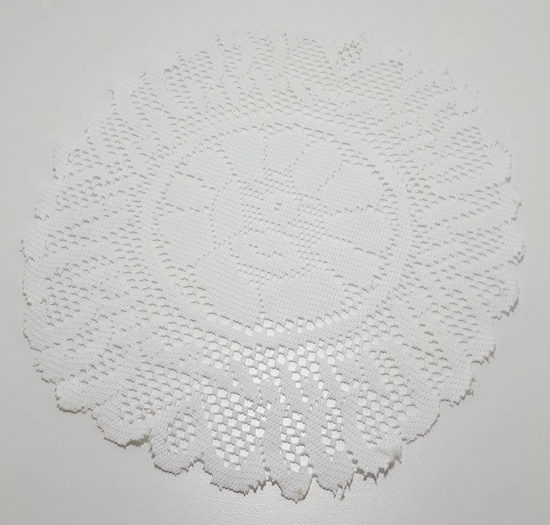 Versatile Vintage White Lace Doily - Image 4