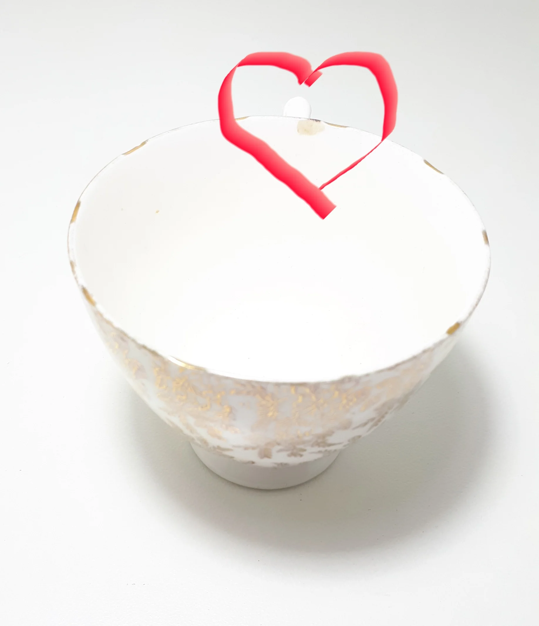 Vintage 1950-1960’s Royal Vale Gold Chintz Fine Porcelain Tea Trio - Image 6