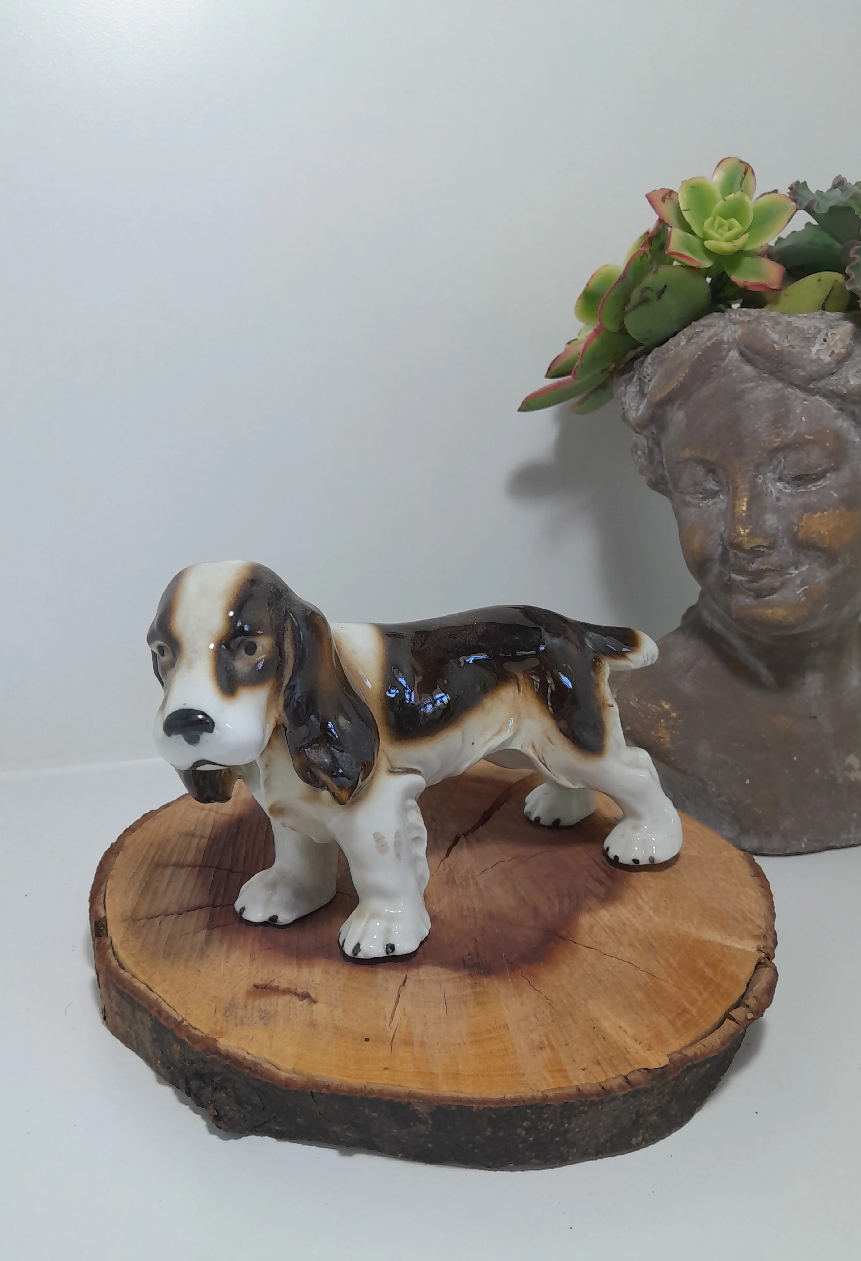 Vintage Porcelain Dog Figurine – Cocker / Springer Spaniel. - Image 3