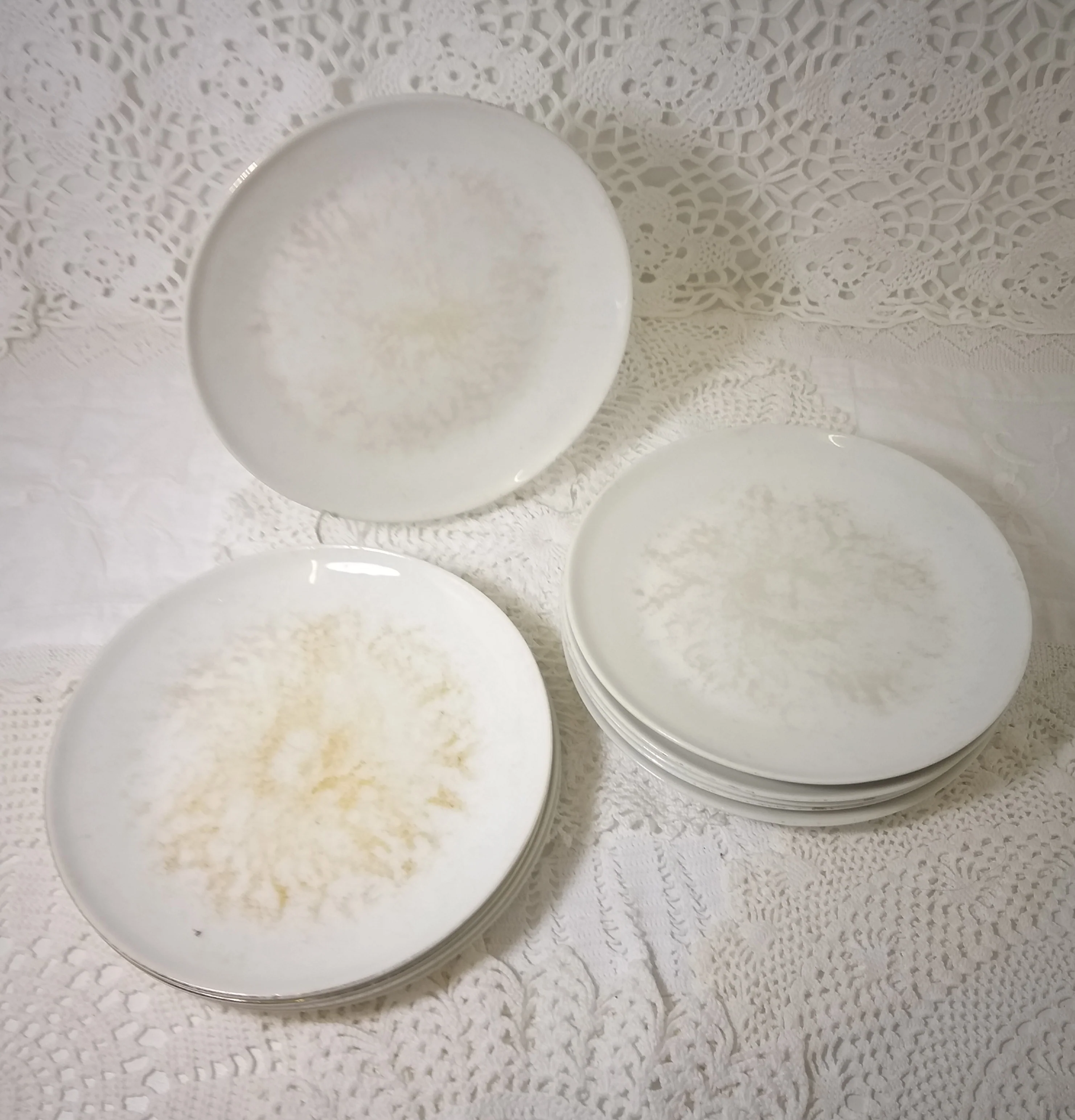 Vintage Set Of 10 South African Hugeunot Royale Ceramic Side Plates - Image 4