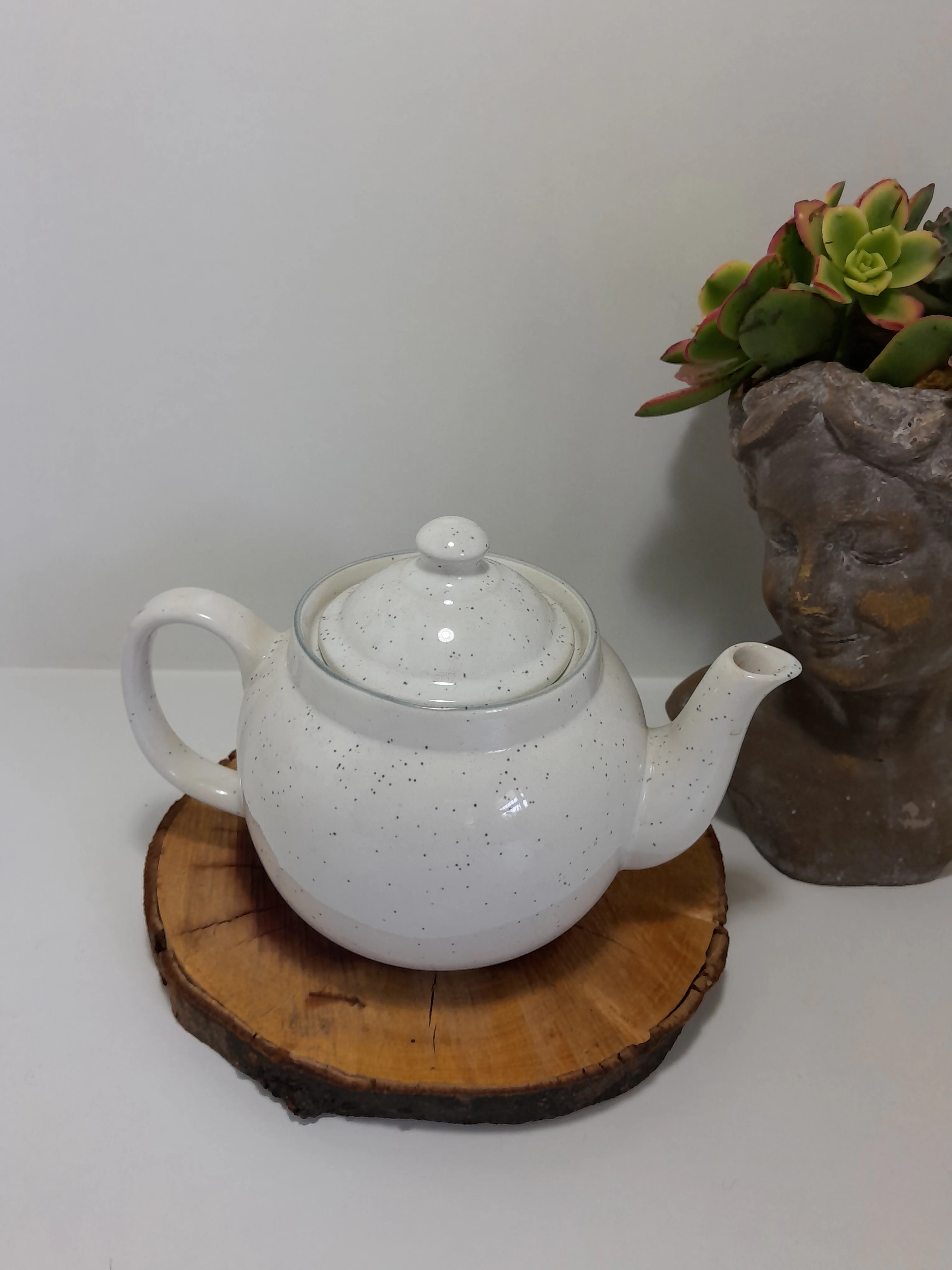 Vintage South African Drostdy Stonecraft Pottery Teapot - Image 3