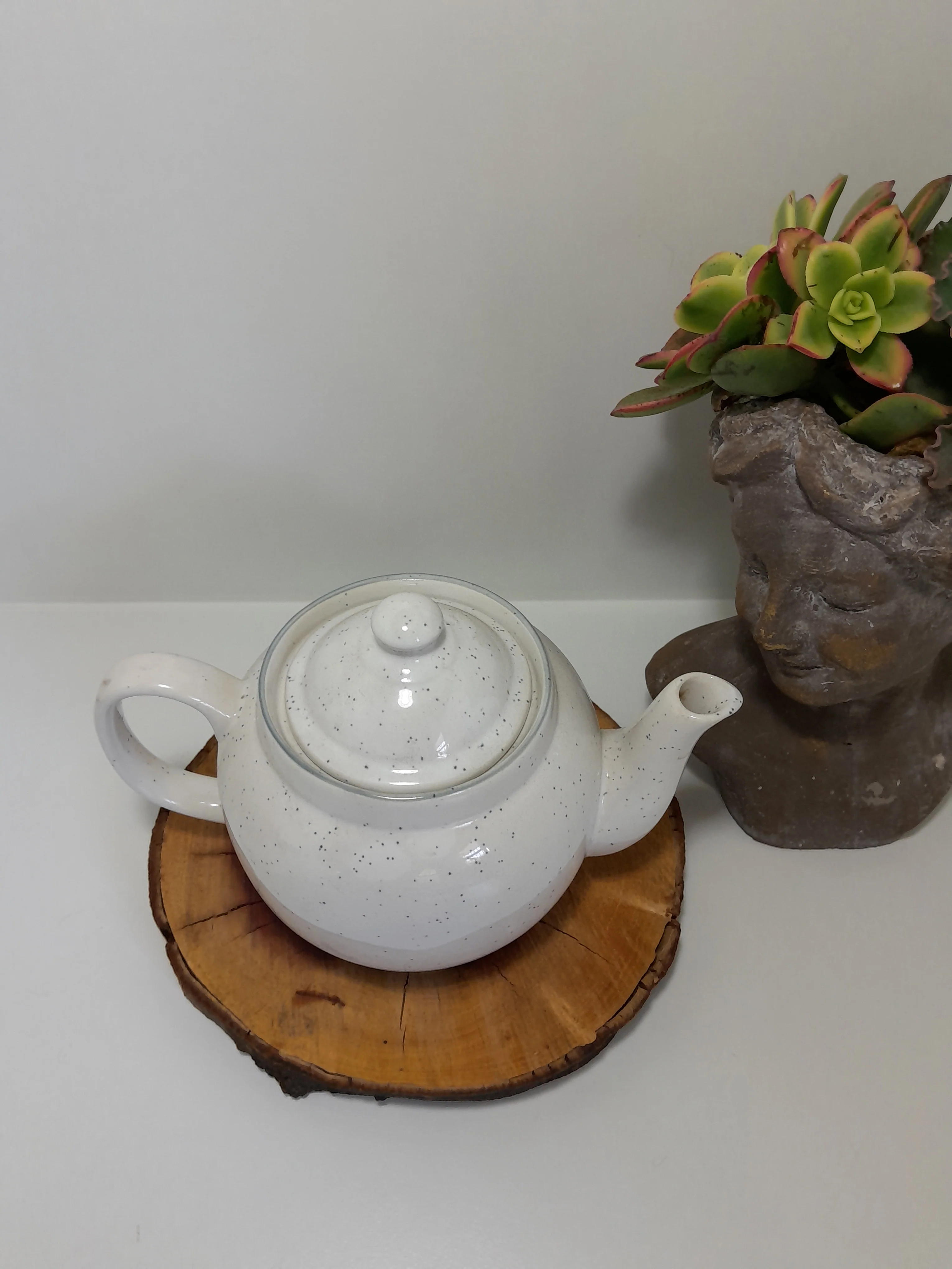 Vintage South African Drostdy Stonecraft Pottery Teapot - Image 4